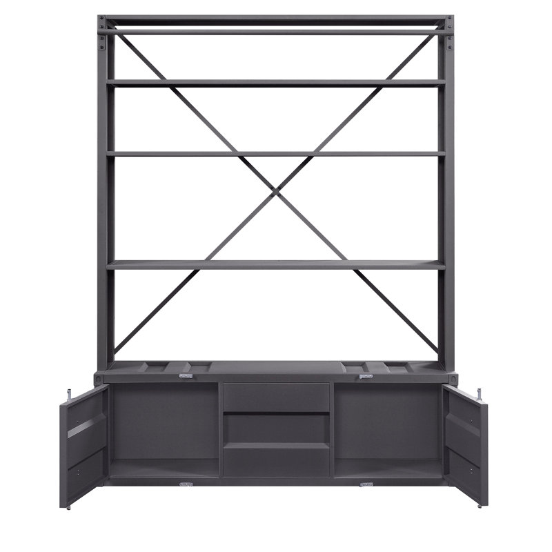 Medau Storage Bookcase, Gray