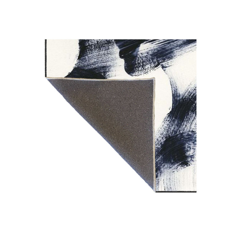 Tapis décoratif tissé à la machine à motifs modernes et lavable à la machine, Tapis de couloir 2 pi 6 po x 6 pi 7 po inclus