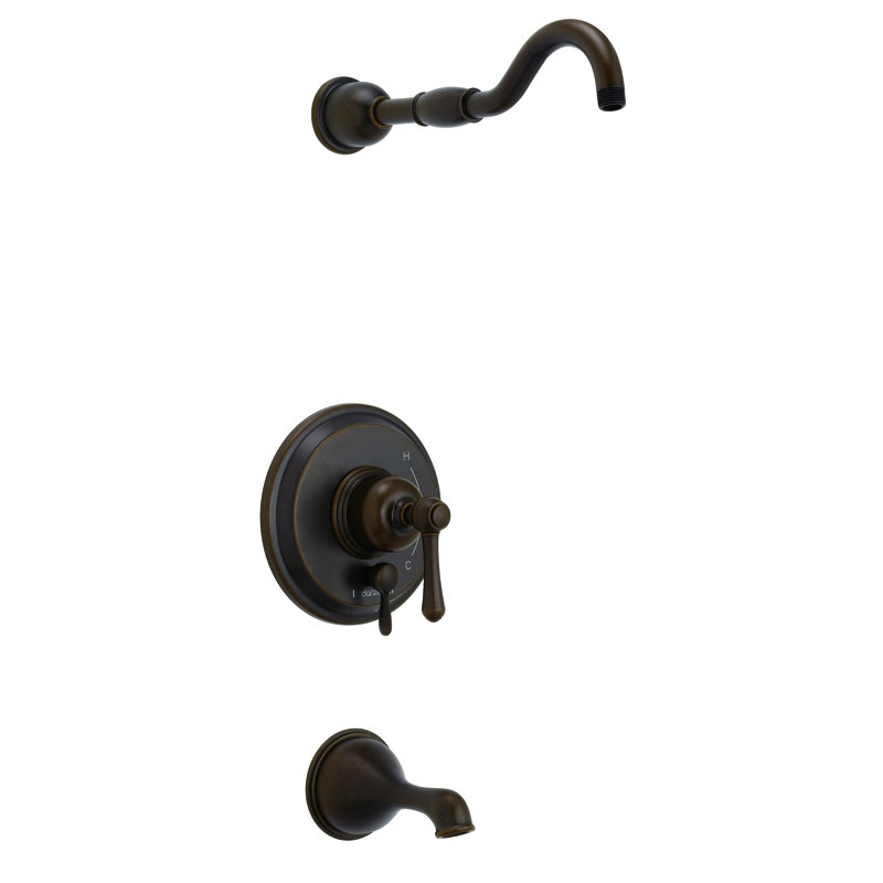 Système de douche à pression équilibrée Opulence, Bronze