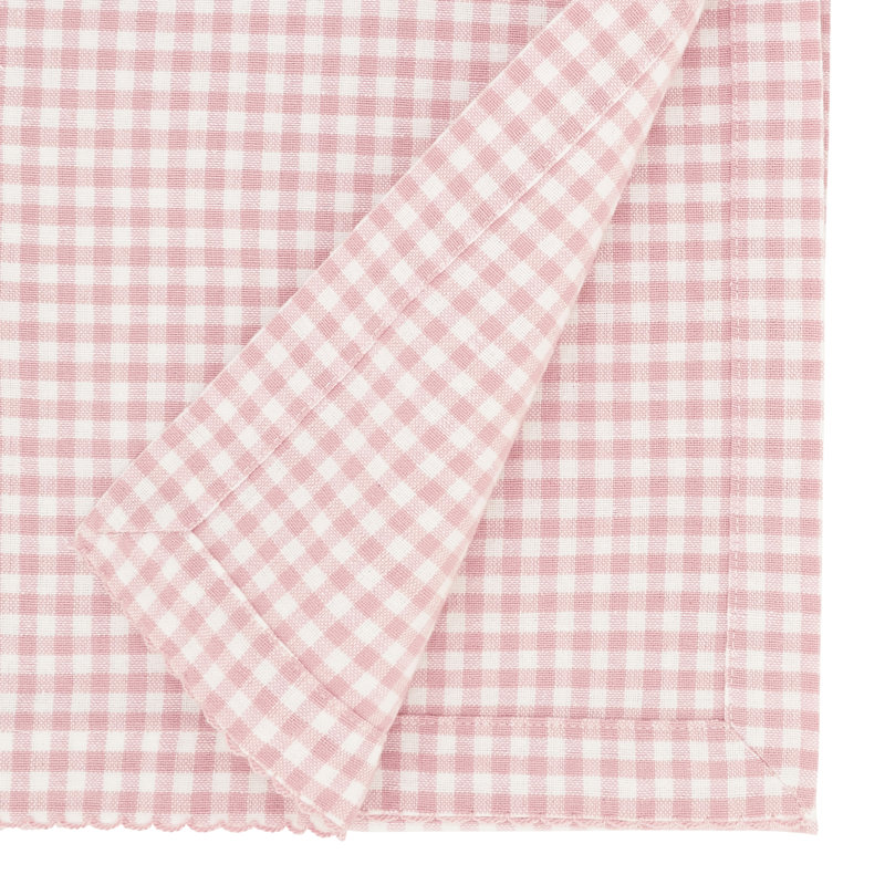 Ishida Gingham St. Patrick's Day Table Runnner, Pink