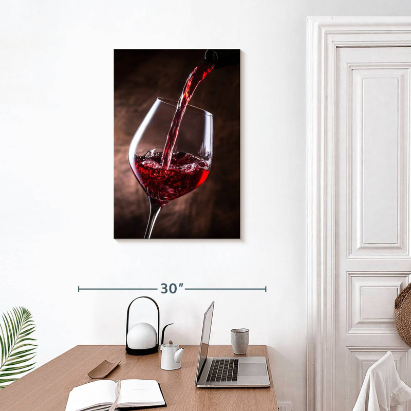 Yarlin Classic Red Wine, 30" H x 20" W