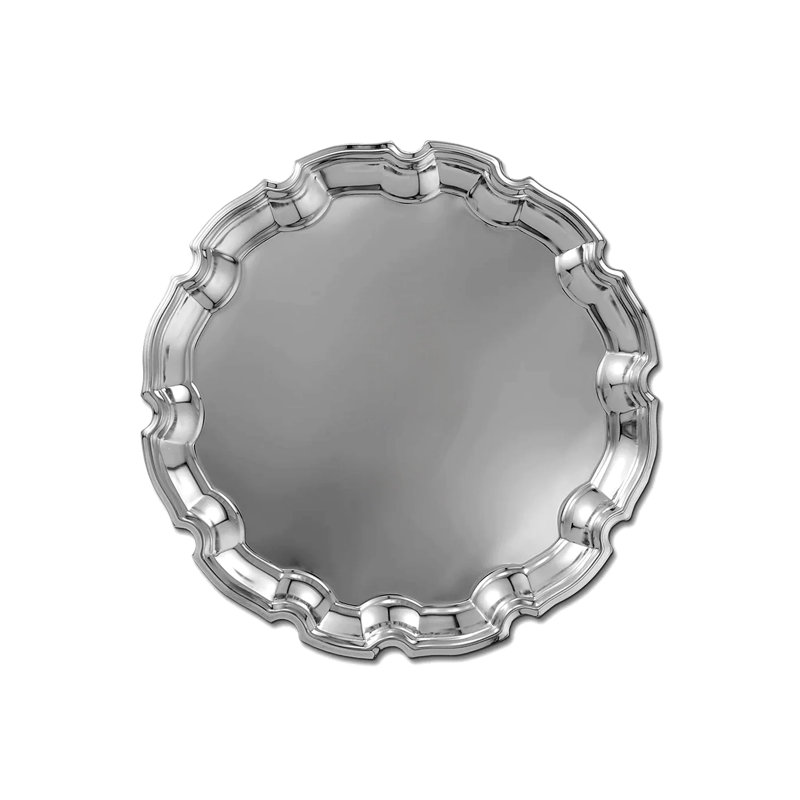 Plateau en acier inoxydable Chippendale, l 7 po x P 7 po