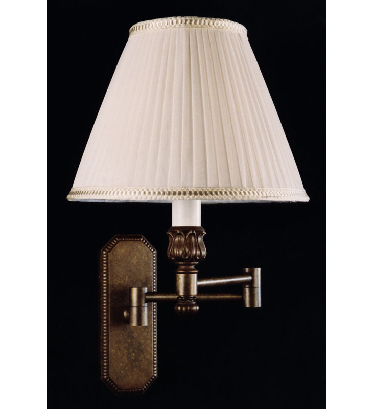 Tommy Swing Arm Sconce, Rust Antique Bronze
