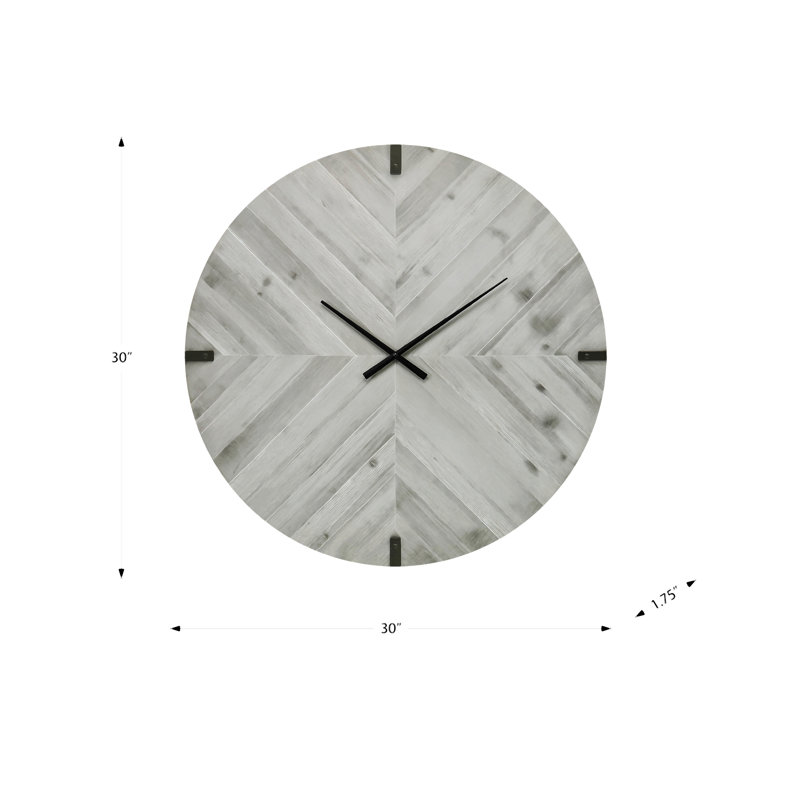 Clocks, 30" Round, Large Oversized, Wall Clock