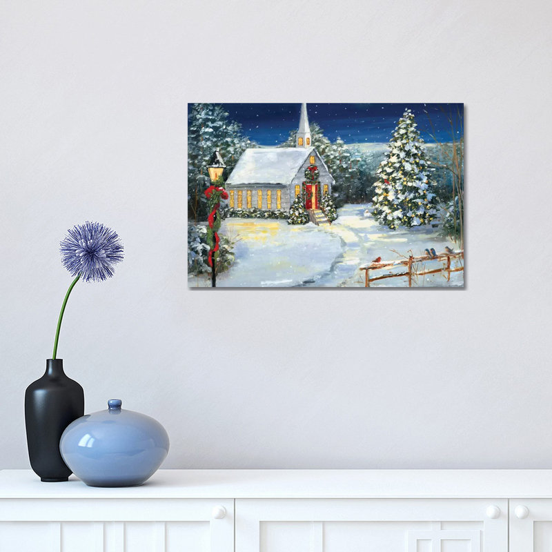 Holy Night by Sally Swatland - Print on Canvas, 30.48 cm H x 45.72 cm W, Wrapped Canvas