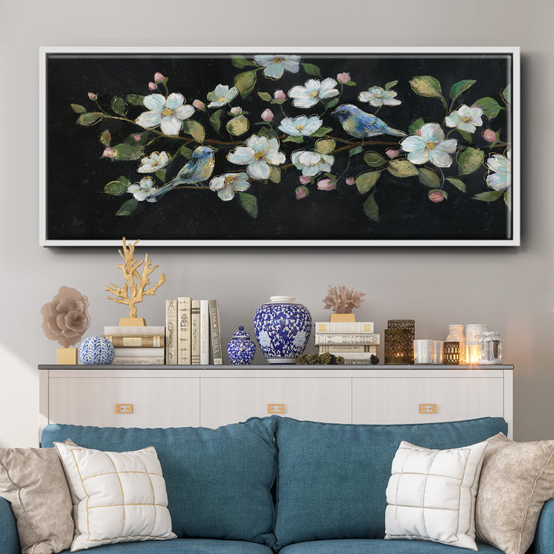 Evening Duet- Framed Canvas