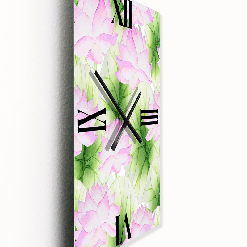 Horloge murale Lotus in the Pond, Petit