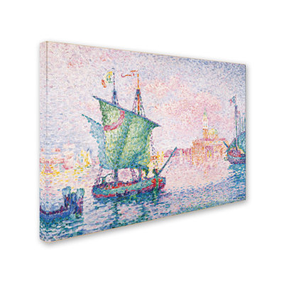 « venice the rose cloud 1909 » par impression sur toile tendue Paul Signac