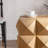 23.62"Height Three-Dimensional Embossed  Pattern Design Retro Side Table Retro Furniture