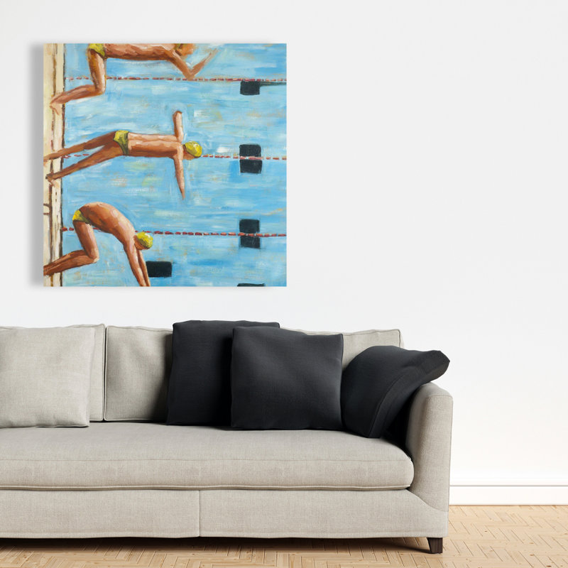 Swimmers - Sports Canvas Art for Home Decor | Hobbies
