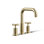 Purist Deck-Mount Bath Faucet Trim for High-Flow Valve with Cross Handles