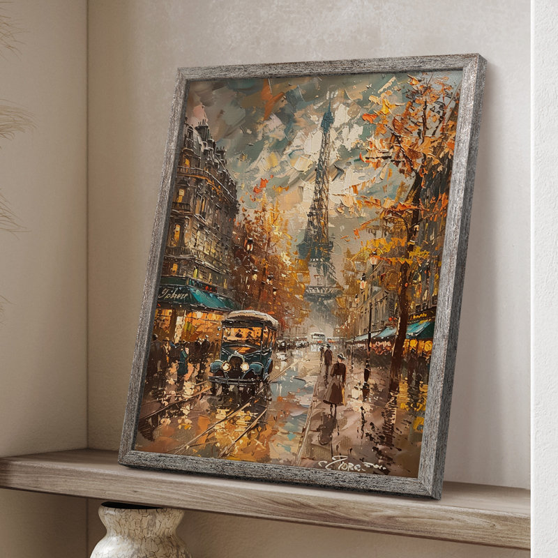 LANDSCAPES Series CECLVII, reproduction encadrée - bois massif, H 11 po x l 9 po