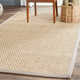 Auckland Bamboo Slat/Seagrass Natural/Gray Area Rug