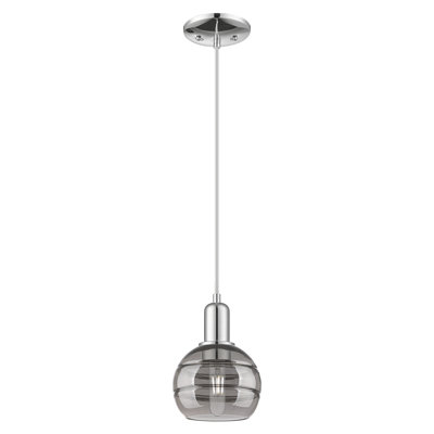 Arcadia - Amariyon - Mini-luminaire suspendu à cordon 1 lumière 6 po