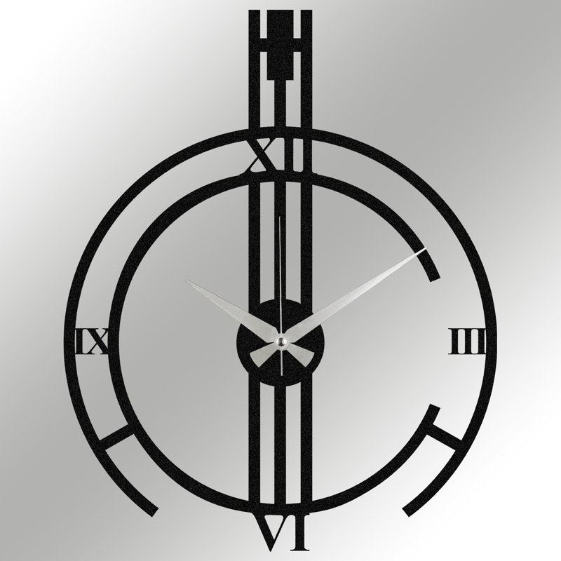 Elegant Black Decorative Metal Wall Accessory, 20.9 x 26.0 inches | 100% Metal Construction, Thickness: 0.05 inches | Stylish Home Decor for Living Room, Bedroom, or Office, Durable and Eye-Catching Design