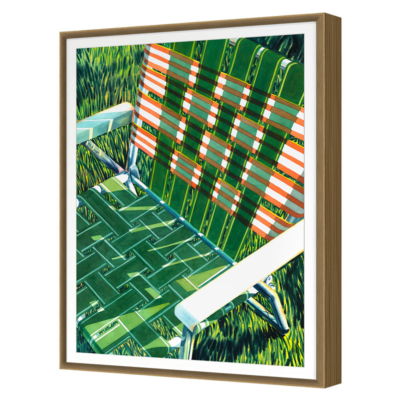 Lawn Chair Print by Howe, Patrick, 27" H x 20" W