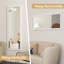 44" x 16" Framed Full Length Mirror, Wall-Mounted or Over the Door Mirror With 2 Adjustable Height -1860983487