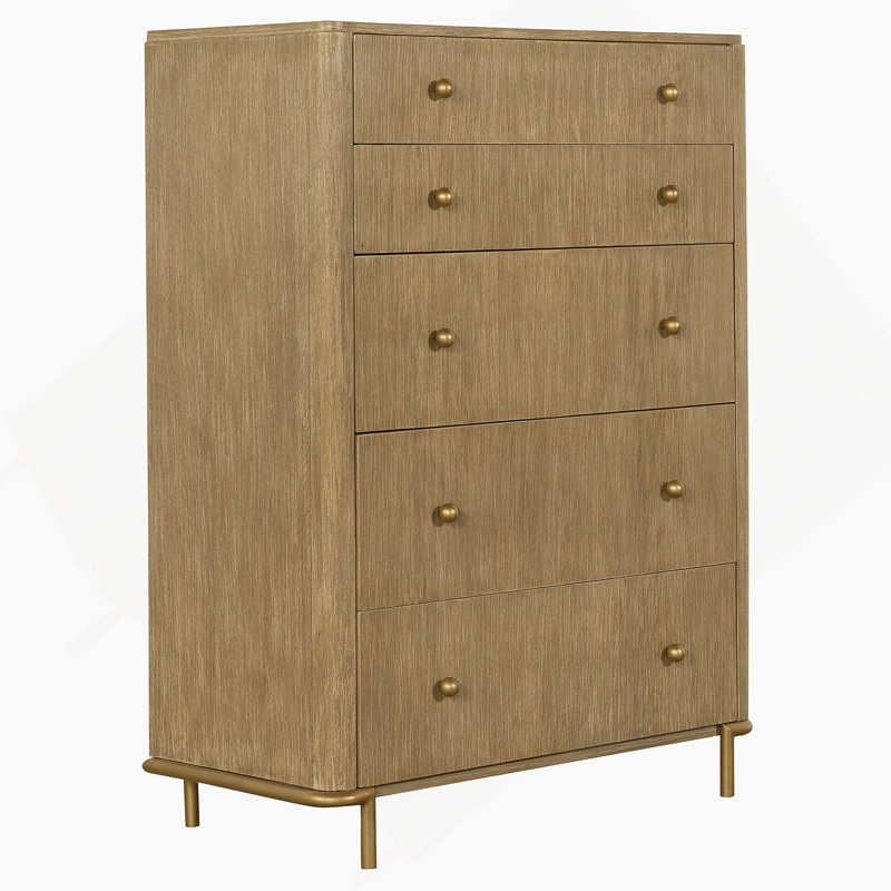Commode rectangulaire 5 tiroirs Sand Wash