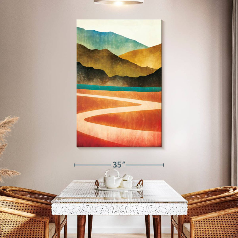Avery Mountain Trail Abstract, 51" H x 34" W