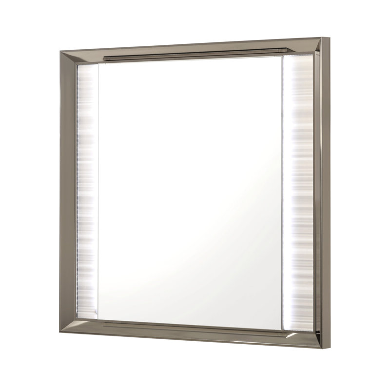 Étoile blanche avec miroir