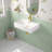 Turner 24" W x 16" D Vitreous China Rectangular Wall Mount Bathroom Vessel Sink with Overflow-103144515