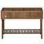 Lit de jardin surélevé de 43 po x 18 po x 30 po Outsunny avec 8 poches et tablette-1361310552