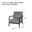 Fauteuil moderne avec structure en bois massif et coussin lombaire amovible-1998373442-1998373469