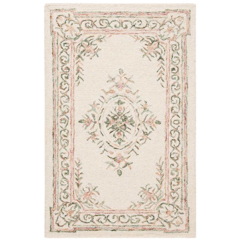 Enid Hand Tufted Wool Oriental Rug, Rectangle 2' x 3'