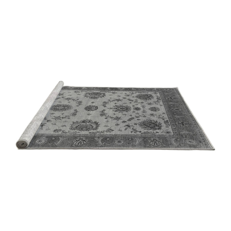 Oktavia Performance Oriental Indoor Rug, Square 7'