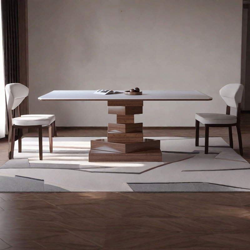 Table d'appoint Mid-Century, H 29,5 po x L 55,1 po x l 31,5 po
