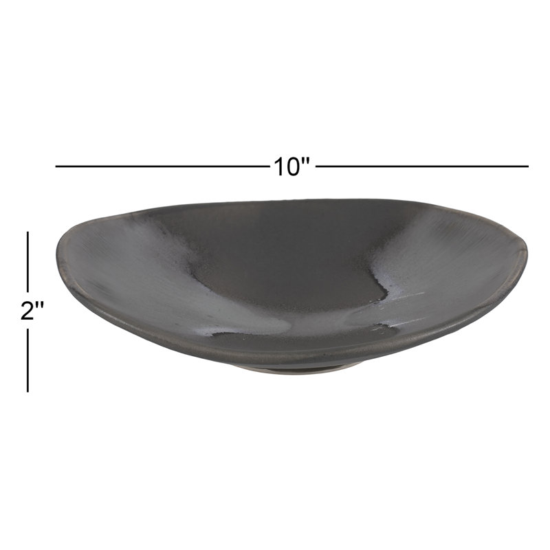 Cloude Terre Nora Serving Bowl, Charcoal