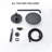 10" Matte Black Roud Rain Shower Head And Handheld Shower Head Set-126618589