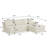 Compression Cloud Sectionals, 96 Inch Plush Modern Sofa For Home