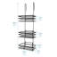 Stjohn Over-the-Door Stainless Steel Shower Caddy