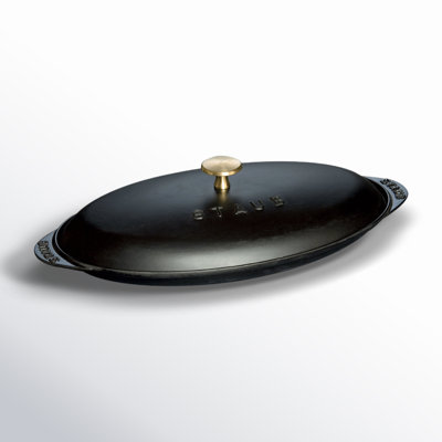 Staub Cast Iron Covered Fish Pan