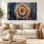 «Triptych Canvas Wall Art - Tree Ring», reproduction de peinture à 3 panneaux-1893701562