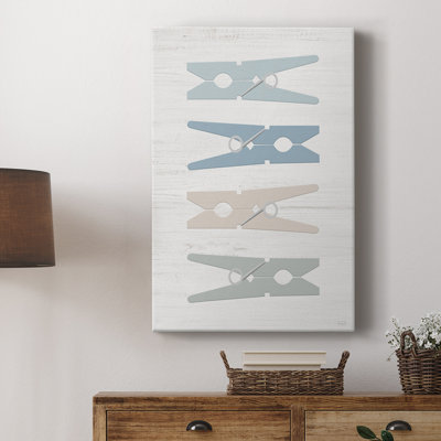 Épingles à linge - Cavas de galerie sur mesure