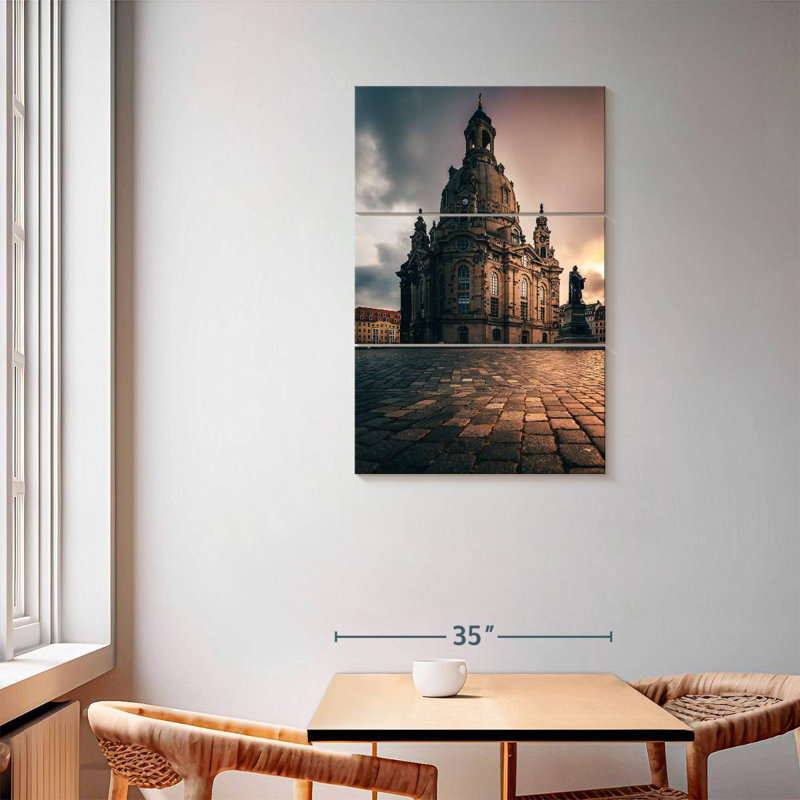 Masam Lutheran Dresden Frauenkirche, H 57 po x l 36 po