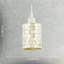 12 cm H Round Glass Pendant Shade ( No Direct Attachment Method ) in Cream