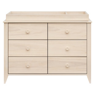Sprout 6 Drawer 19.75" W Double Dresser