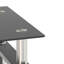 Ensemble de 2, table basse moderne en verre trempé, table de bout, table carrée pour le salon-1024876548-1024876545