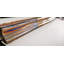 Atmosphere 2 in. x 8 in. Iridescent Recycled Glass Handmade Trim Decorative Wall & Pool Tile