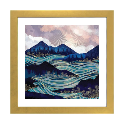 Ocean Sunrise - impression d'art graphique