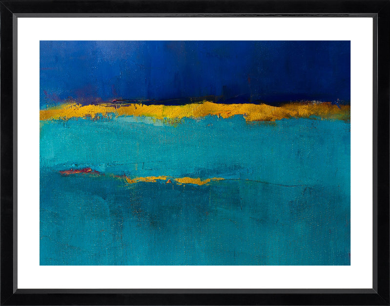 Texture 1 - Single Picture Frame Print, 218.44 cm H x 167.64 cm W, Gloss Black