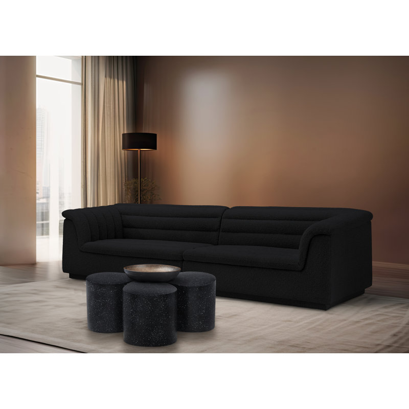 Table basse Huewitt, Noir