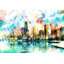 «Windy City» par Ryan James, reproduction d'art sur papier sans cadre-668593828