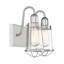 Éclairage pour meuble-lavabo à 2 lumières à intensité variable Antoney en nickel satiné / nickel poli-764153896-675786257-675786258