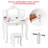 Midway Kids Vanity Set with Mirror-734210928
