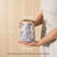 17.5cm Blue & White Hand-Painted Peony Floral Chinoiserie Ceramic Vase, Antique Style Decorative Ornament for Home Interior Decor