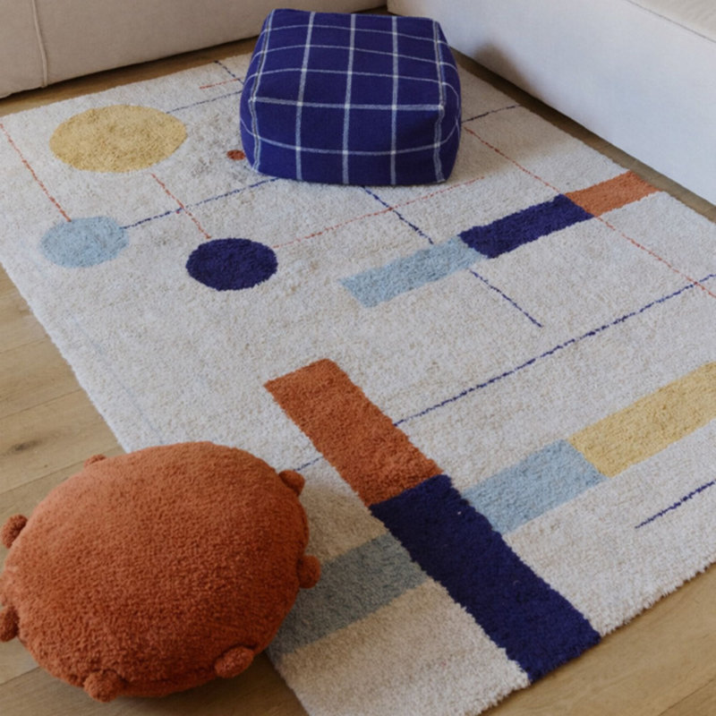 Formes géométriques de tapis lavables, Rectangle 6 pi 7 po x 10 pi